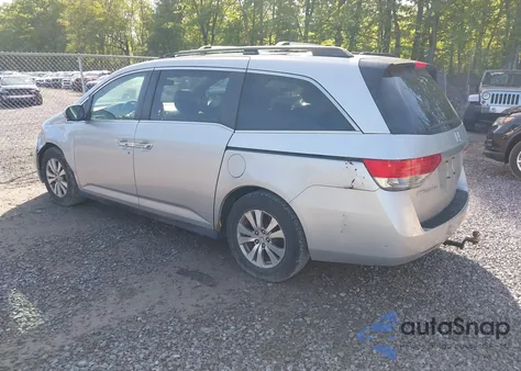 2014 Honda Odyssey Ex-L из США, поврежденный, VIN 5FNRL5H61EB128311